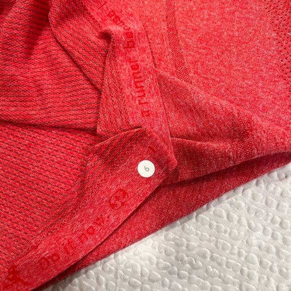 Lululemon swiftly tech long sleeve red size 6 women - Picture 3 of 6